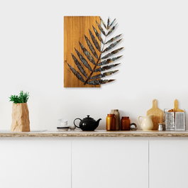 Wallity Leaf 3-1 Escultura de pared multicolor